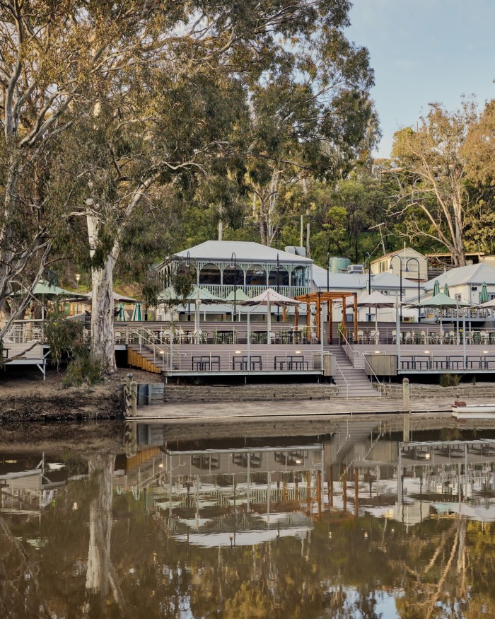 Studley Park Boathouse, an Edwardian structure on the banks of the Yarra River